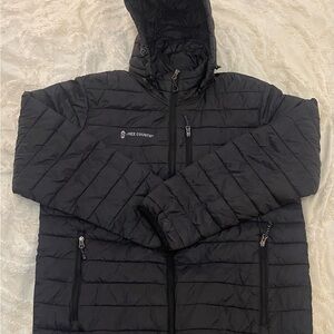 Free Country Men's Dark Puffer Jacket